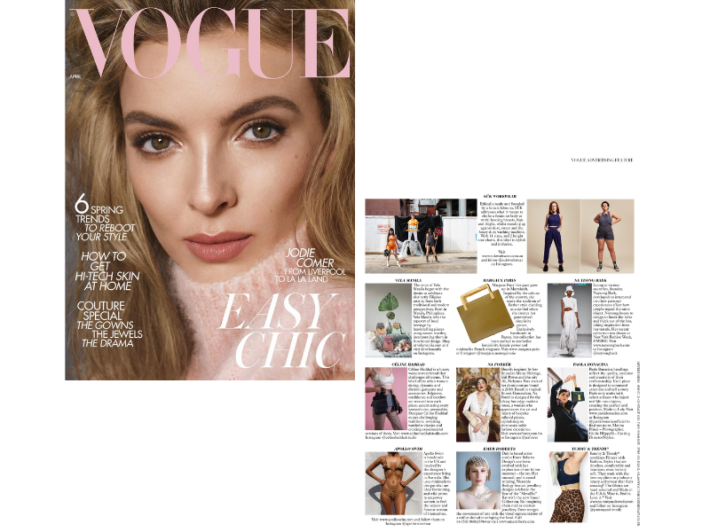 YUMMY & TRENDY® DESIGNER PROFILE IN BRITISH VOGUE