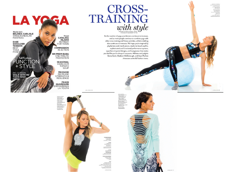 FEATURED IN LA YOGA MAGAZINE | FALL FASHION