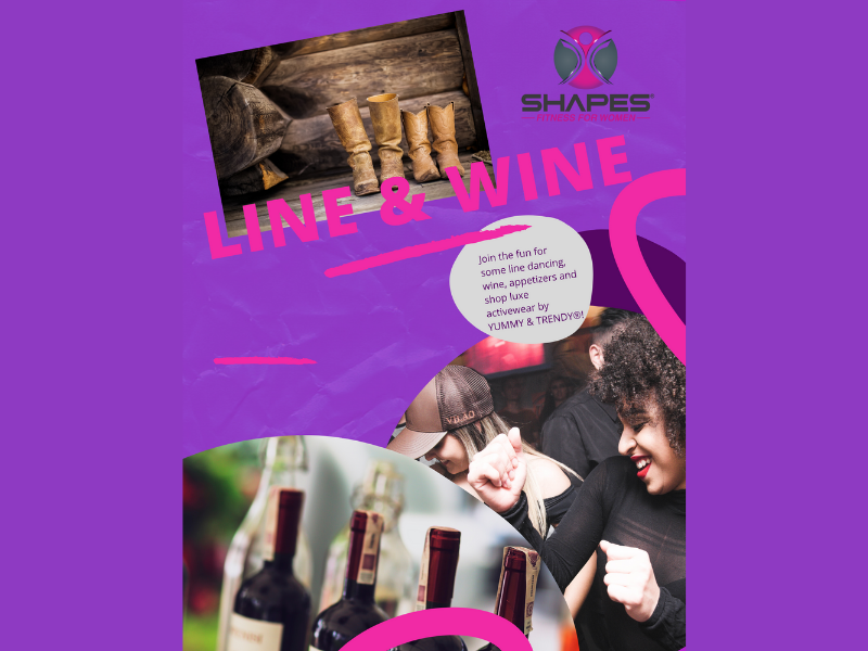 LINE & WINE with YUMMY & TRENDY® at Shapes Fitness