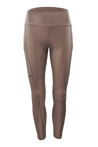 Signature Pocket legging in cocoa