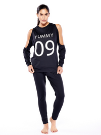 Yummy Cold shoulder sweatshirt