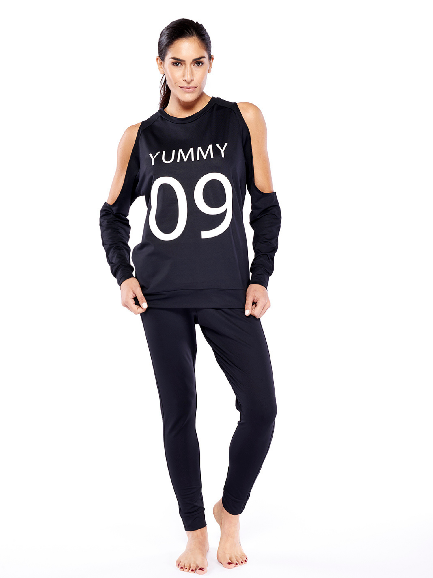 Yummy Cold shoulder sweatshirt
