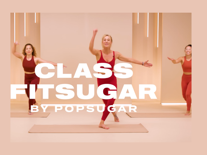 THE RED WINE EMPOWER SET FEATURED ON POPSUGAR FITNESS VIDEO