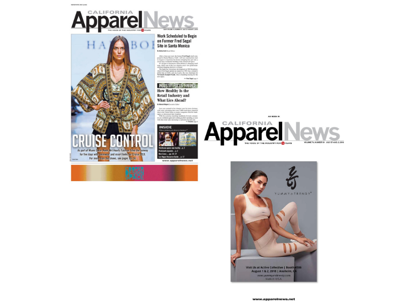 YUMMY & TRENDY® as seen in Apparel News