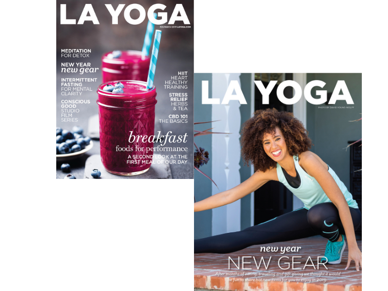 AS SEEN IN LA YOGA MAGAZINE | NEW YEAR. NEW GEAR