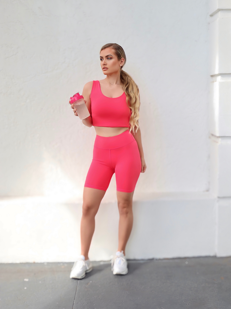 Women's Biker Short  YUMMY & TRENDY® Pink with Purpose – Yummy & Trendy