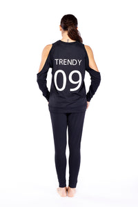 Cold Shoulder Sweatshirt