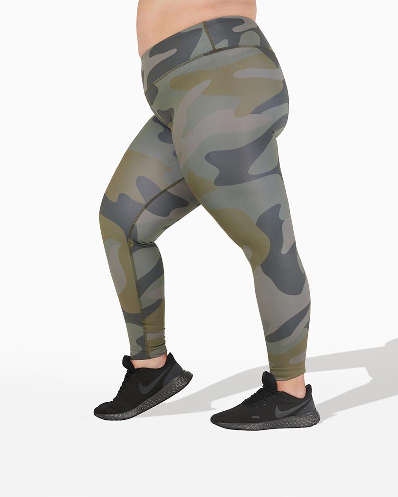 Dark Camo Plus Size Leggings | Gym, Fitness & Yoga Wear | GearBaron