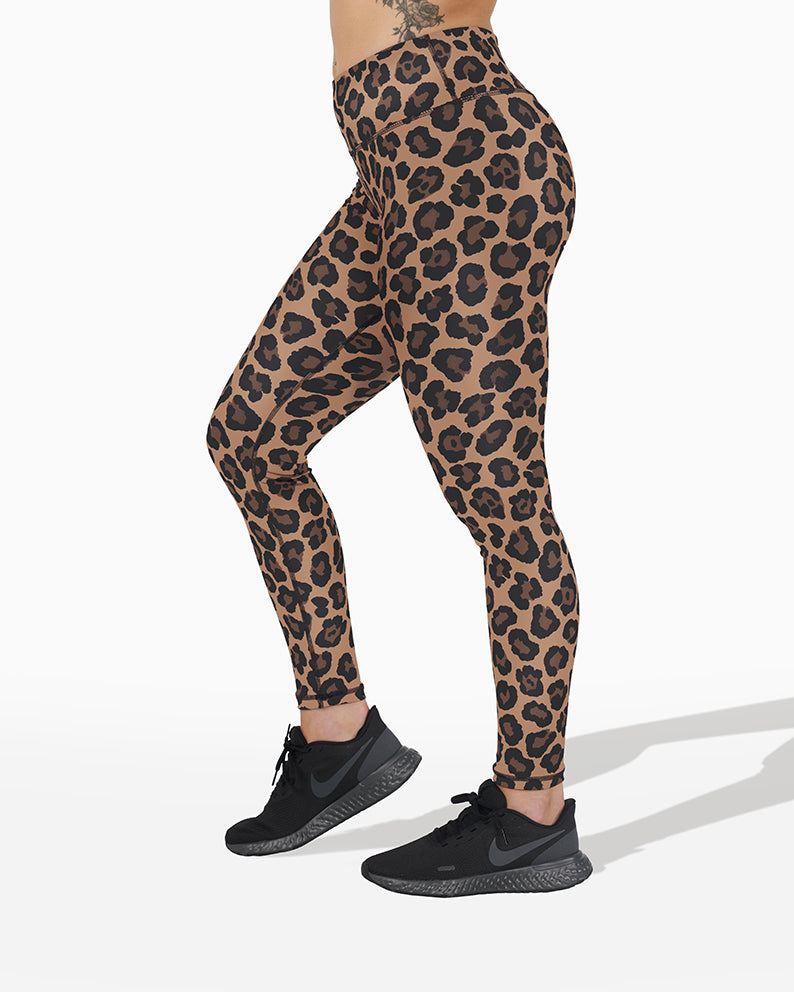 High Waist Leggings in Tiger Print – Drop Boutique